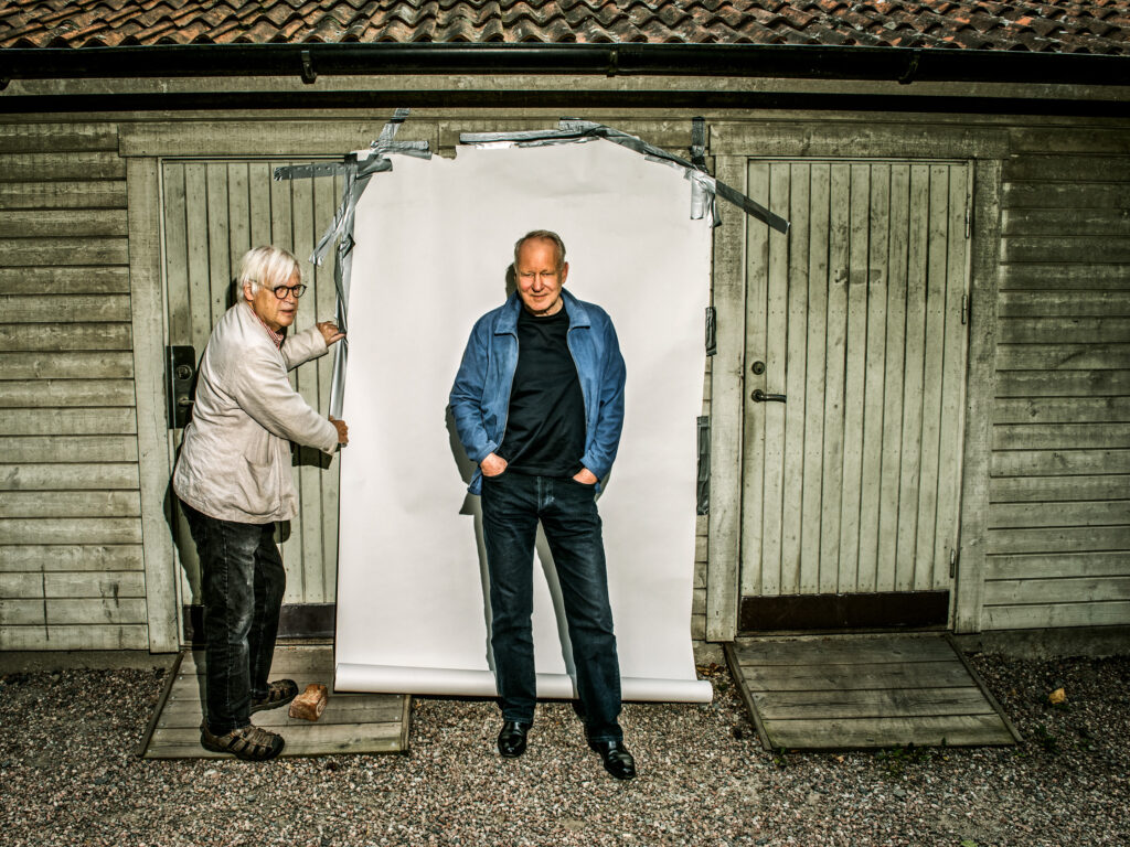 Thomas Nordegren och Stellan Skarsgård